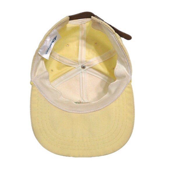 Vintage Masters Golf Rope Derby Hat Cap Yellow Green Augusta USA Made - Picture 8 of 10